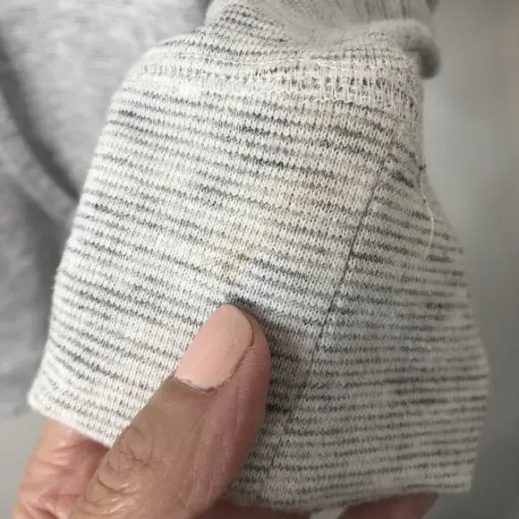 Champion Elite Women's Striped Terry Cowl Neck Pullover Hoodie Sweatshirt Size M - Picture 6 of 6